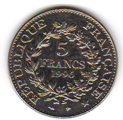 Pièce 7 - Philatélie 50 - pièce de 5 francs - pièce de monnaie française de collection