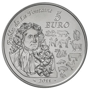 Pièce 5 € 2011-2 - Philatélie 50 - pièce de monnaie de collection - Monnaie de Paris
