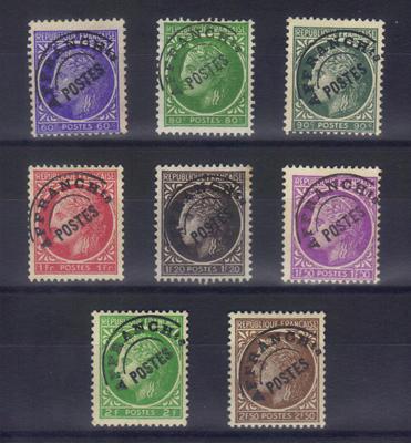 Préo 87-93 - Philatelie - timbres de France Préoblitérés - timbres de France de collection