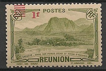 REU186 - Philatélie - Timbres de la Réunion N° Yvert et Tellier 186 neuf - Timbres de colonies françaises