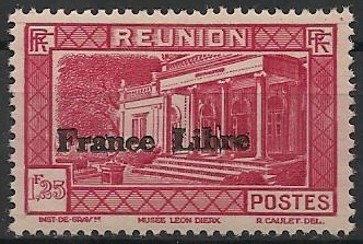 REU208 - Philatélie - Timbres de la Réunion N° Yvert et Tellier 208 - Timbres de colonies françaises