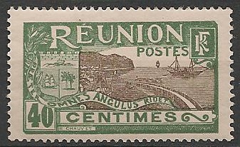 REU91 - Philatélie - Timbres de la Réunion N° Yvert et Tellier 91 neuf - Timbres de colonies françaises