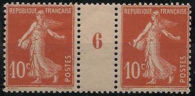 RF138MILLESIME6 - Philatélie - Timbres de France Millésime 6 N° yvert et tellier 138 - Timbres de collection