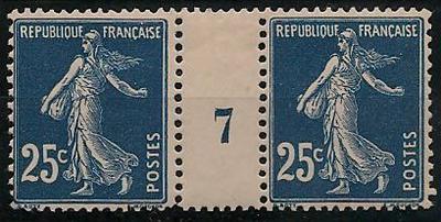 RF140MILLESIME7 - Philatélie - Timbres de France Millésime 7 N° yvert et tellier 140 - Timbres de collection
