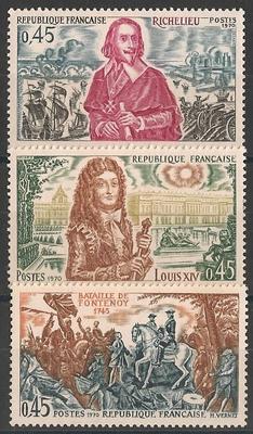 RF1655-1657 - Philatélie - Timbres de France N° Yvert et Tellier 1655 à 1657 - Timbres de collection