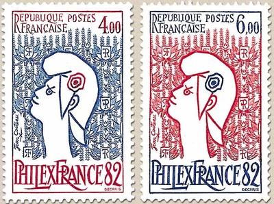 RF2216-2217 - Philatélie - Timbres de France N° Yvert et Tellier 2216 à 2217 - Timbres de collection