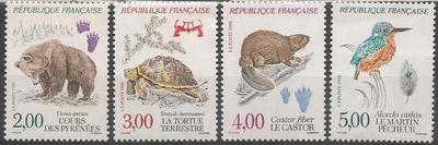 RF2721-2724 - Philatélie - Timbres de France N° Yvert et Tellier 2721 à 2724 - Timbres de collection