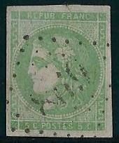 RFCL42Bi180€ - Philatélie - Timbre de france classique N° Yvert et Tellier 42Bi oblitéré - Timbres classiques de France