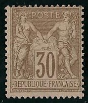 RFCL69-140  - Philatélie - Timbre de france classique N° Yvert et Tellier 69 charnière - Timbres classiques de France