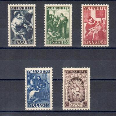 263-67 - Philatelie - timbres de collection de Sarre