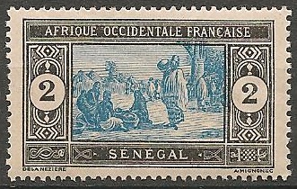 SEN54 - Philatelie - Timbre du Sénégal N° Yvert et Tellier 54 - Timbres de colonies françaises