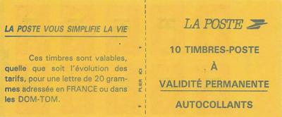 SPM-C590 - Philatelie - Carnet de timbres de Saint Pierre et Miquelon N° C590 du catalogue Yvert et Tellier - Timbres de collection