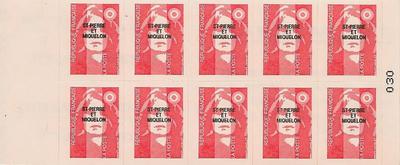 SPM-C590 - Philatélie - Carnet de timbres de Saint Pierre et Miquelon N° C590 du catalogue Yvert et Tellier - Timbres de collection