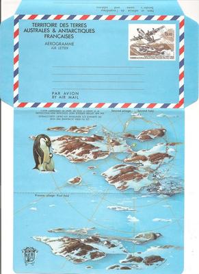 TAAFAER1 - Philatelie - Aérogramme de Terres Australes N°YT 1 - Timbres de collection