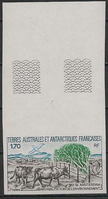TAAFnondentelé149 - Philatélie - Timbre collection des TAAF non dentelé N° 149 du catalogue Yvert et Tellier - Timbres de collection