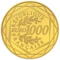 1000 € - Philatélie - pièce de monnaie de 1000 € en or - Monnaie de Paris - pièce de monnaie de collection
