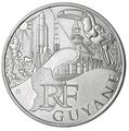 10 € Guyane - pièce de monnaie en argent 2011 - Monnaie de Paris - pièce de monnaie de collection