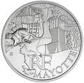 10 € Mayotte - pièce de monnaie en argent 2011 - Monnaie de Paris - pièce de monnaie de collection
