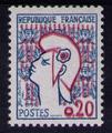1282a - Philatélie 50 - timbre de France avec variété N° Yvert et Tellier 1282a - timbre de collection