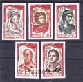 1301 1305 timbre de France non dentelés Philatélie 50 timbre de collection Yvert et Tellier 1961