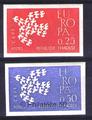 1309 1310 timbres de France non dentelés Philatélie 50 timbres de collection Yvert et Tellier 1961