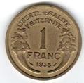 1935 - Philatélie - pièce de monnaie française de collection