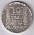 10F801-1929  - Philatélie 50 - pièce française de 10 francs Turin - pièce de monnaie de collection - pièce en argent