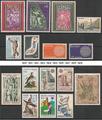 1970 à 1979 - Philatélie - Années complètes de timbres d'Andorre 1970 à 1979 - Timbres de collection