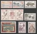 1982 - Philatélie - Année complète de timbres d'Andorre 1982 - Timbres de collection