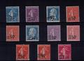 217-228 - timbres de France de collection N° Yvert et Tellier 217 à 228