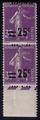 218b - Philatélie 50 - timbre de France avec variété N° Yvert et Tellier 218b