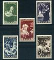 296-300 - Philatélie 50 - timbres de Sarre N° Yvert et Tellier 296 à 300