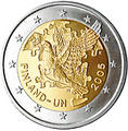 2 € Finlande 2005 - Philatélie 50 - pièce de monnaie euro de Finlande 2005