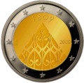 2 € Finlande 2009 - Philatelie 50 - pièce de monnaie euros 2€ commémorative