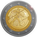 2 € Grèce 2010 - Philatélie 50 - pièce de monnaie commémorative 2 euros Grèce 2010 - pièce de monnaie de collection