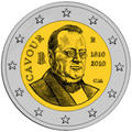 2 € Italie 2010 - Philatélie 50 - pièces de monnaie 2 euros commémorative Italie 2010 - pièce de monnaie de collection