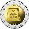 2 € Malte 2015 République - Philatelie - pièce 2 € commémorative Malte 2015