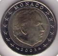 2 € Monaco 2003 - Philatélie 50 - pièce de monnaie euros de Monaco 2003