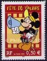 3641 - Philatélie 50 - timbre de France - timbre de collection Yvert et Tellier - Fête du timbre. Disney, Mickey - 2004