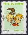3878- Philatélie 50 - timbre de France neuf sans charnière - timbre de collection Yvert et Tellier - Fête du timbre, Spip, Spirou, Fantasio 2006
