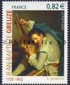 3835 - Philatélie 50 - timbre de France neuf sans charnière - timbre de collection Yvert et Tellier - Série artistique Jean-Baptiste Greuze - 2005