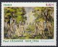 3894 - Philatélie 50 - timbre de France - timbre de collection Yvert et Tellier - Série artistique, Paul Cézanne - 2006