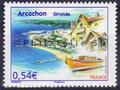 4057 - Philatélie 50 timbre de France neuf sans charnière timbre de collection Yvert et Tellier Série touristique Arcachon (Gironde) 2007