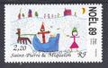 512 timbre de collection Saint-Pierre et Miquelon Philatélie 50 1989