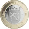5 € Finlande 2011 - 2 - Philatélie 50 - pièce de monnaie commémorative 5 euros Finlande 2011 - pièce de monnaie de collection