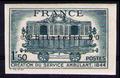 609 timbre de France non dentelé Philatélie 50 timbre de collection Yvert et Tellier Centenaire du service postal ambulant 1944