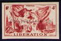 739 timbre de France non dentelé Philatélie 50 timbre de collection Yvert et Tellier Libération de l'Alsace et de la Lorraine 1945