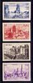 744-747 timbres de France non dentelé Philatélie 50 timbres de collection Yvert et Tellier Au profit de l'entraide française 1945