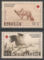 ALG343-344 - Philatélie - Timbres d'Algérie avant indépendance N° Yvert et Tellier 343 à 344 - Timbres de colonies françaises
