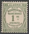 ALGTAX15 - Philatélie - Timbre Taxe d'Algérie N° Yvert et Tellier 15 - Timbres des anciennes colonies françaises avant indépendance